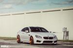 BMW M6 Alpine White by Wheels Performance on ADV.1 Wheels (ADV05R MV.2 DIRECTIONAL CS) 2016 года